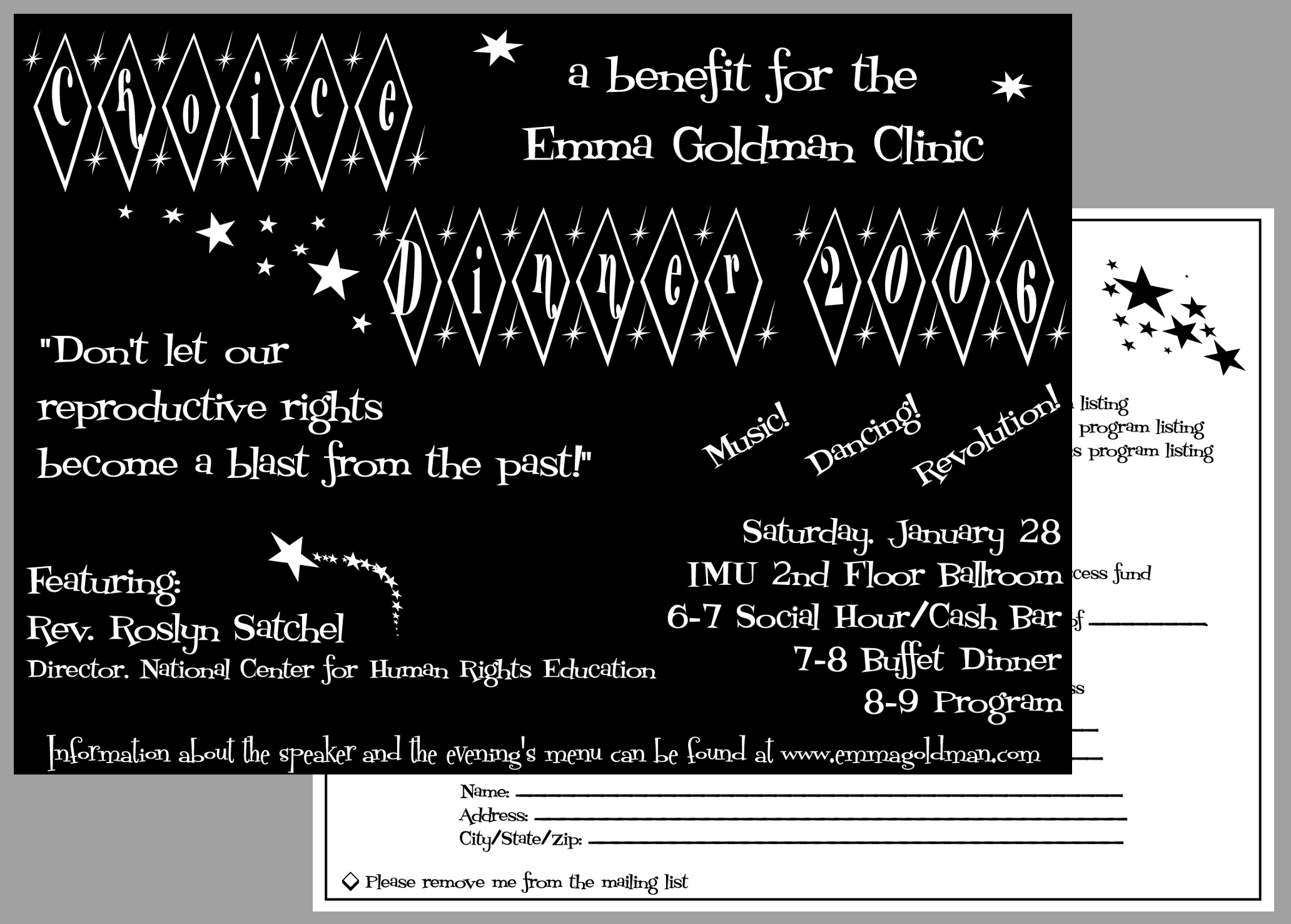 2006ChoiceDinner 2006 Choice Dinner Invitation