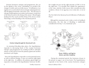 An inside spread from 'Fertility Awareness'
